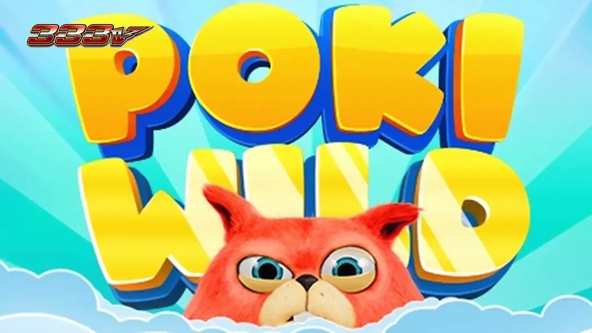 Tampilan visual slot Poki Wild dengan desain simbol yang cerah dan modern